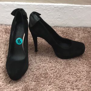 Black Suede Heels